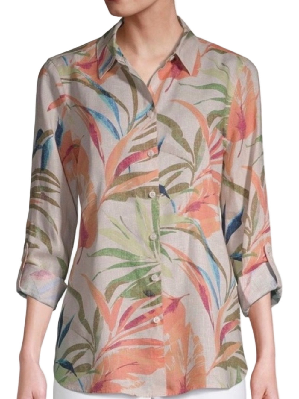116. WOMENS CHICO’S 3/XL DETAIL TOP